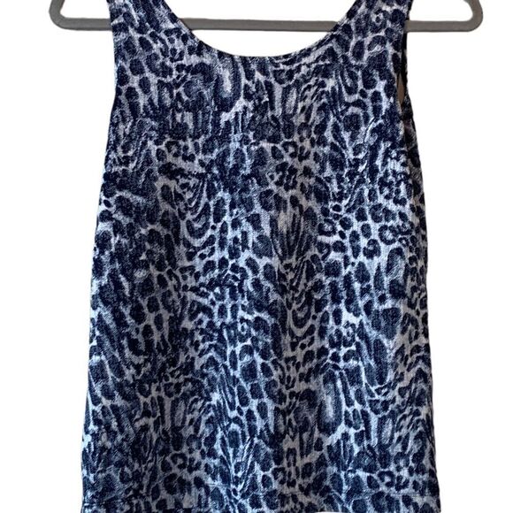 Chicos  Tank Top Blue -Size 0 - Picture 2 of 5